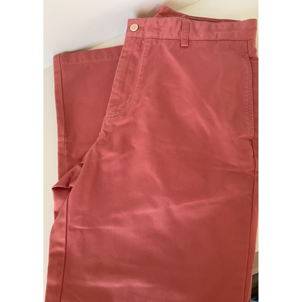Vineyard Vines ~ Club Pant Pants Mens 33x30 Pink Classic Chino Flat Front Cotton